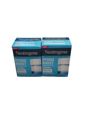 (2) Neutrogena Hydro Boost Lip Balm Sheer Ice 0.5 oz